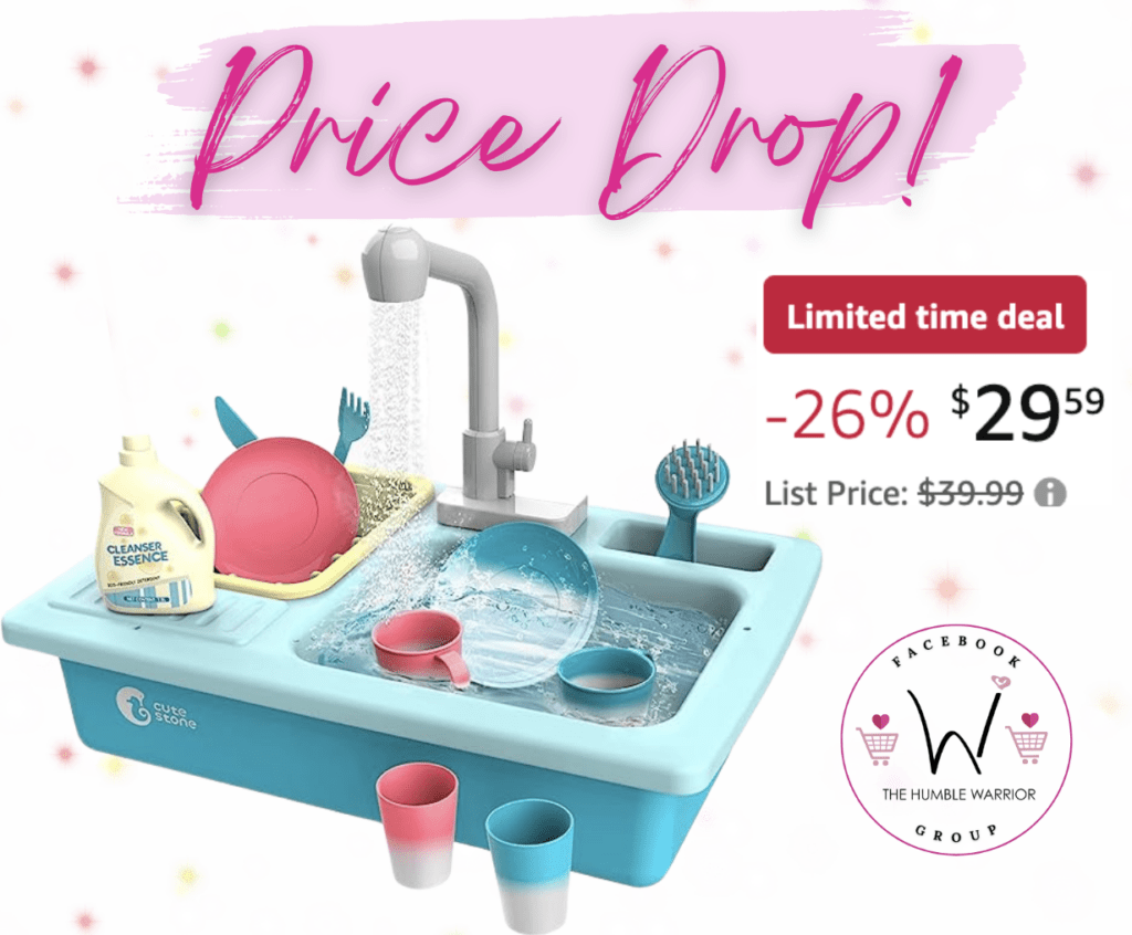 CUTE STONE Color-Changing Kitchen Sink Toy!